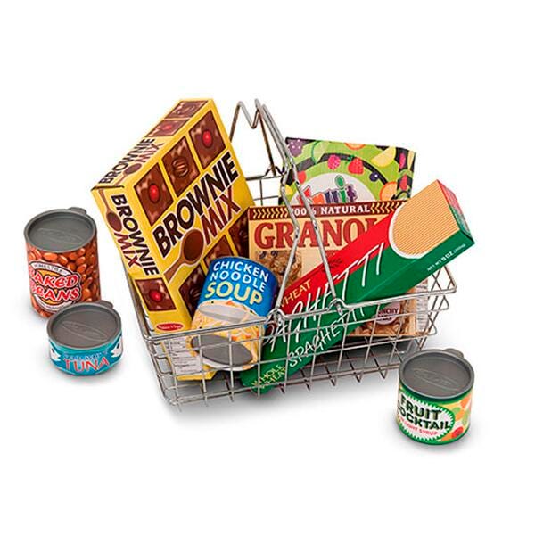 Image for Melissa & Doug Let's Play House Grocery Basket, 9 Pieces from School Specialty